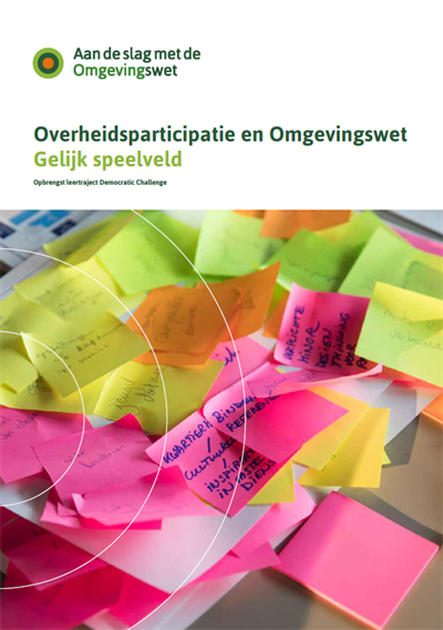 Cover van het rapport Overheidsparticipatie en Omgevingswet