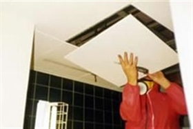Asbestplaat plafond