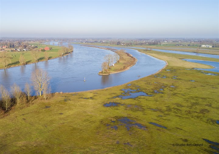 De Hemelrijkse Waard bij Lithoijen, een van de eerder al uitgevoerde riviernatuurprojecten langs de Maas vanuit de Kaderrichtlijn Water.